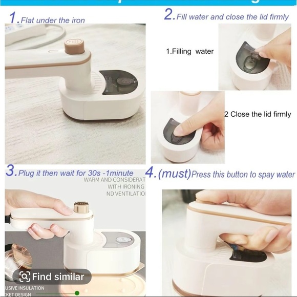 Mini travel steam iron - Picture 2 of 9